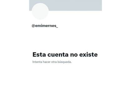Emilia Mernes cerró su cuenta de Twitter