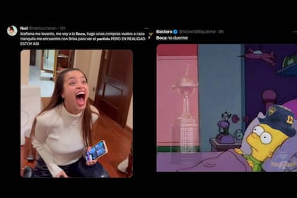 Emilia Mernes y Bart Simpson no faltan en los memes (Captura X)