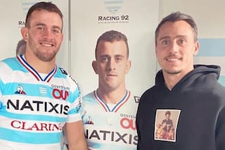 Top 14. Boffelli usó la camiseta de su ídolo, anotó un try y dejó líder a Racing