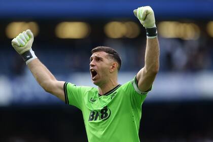 Emiliano "Dibu" Martínez es arquero titula del Aston Villa y de la selección argentina