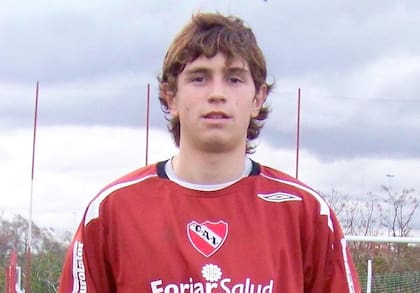 Emiliano Martínez en las inferiores de Independiente