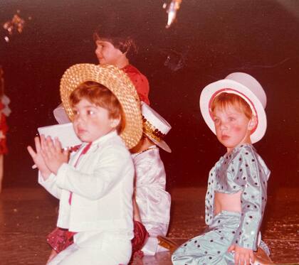 Emiliano Rella, en un acto escolar