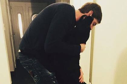 Emiliano Sala y Nala, su perra