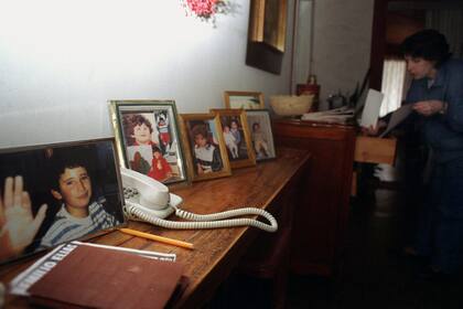 La habitación de Emilio Blanco, poco después de su asesinato en septiembre de 1997