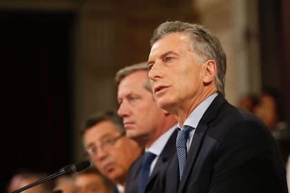 Emilio Monzó y Mauricio Macri