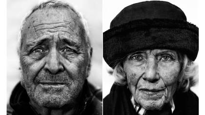 Emilio Santiago Muñoz, español, apodado Lorca (izq.) y Pierette Rossi, francesa, apodada Denise