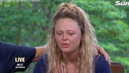 Emily Atack en una de las emisiones de I'm A Celebrity... Get Me Out Of Here