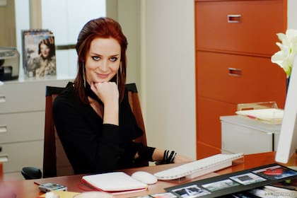 Emily Blunt es la secretaria de Miranda, en El diablo se viste a la moda