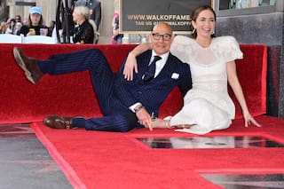 Emily Blunt y Stanley Tucci ya tienen sus estrellas en el Paseo de la Fama: "Era hora"