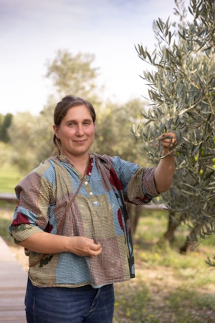 Emily Hugues es anfitriona en Moulin Castelas.