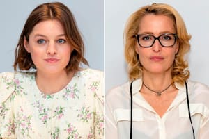 Emma Corrin y Gillian Anderson, la novata y la veterana que coronan The Crown