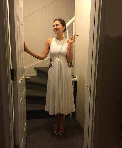 Emma debutó como modelo a los 20 años y trabajó de la mano de importantes marcas (Foto: Instagram @ekhferrer)