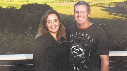 Emma Jordan y su marido, Craig