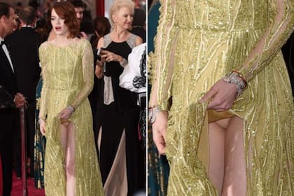 Emma Stone dejó a la vista su ropa interior