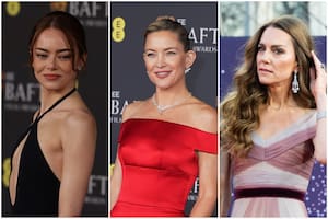 De Emma Stone a la princesa Kate Middleton, los looks de la alfombra roja de los premios BAFTA