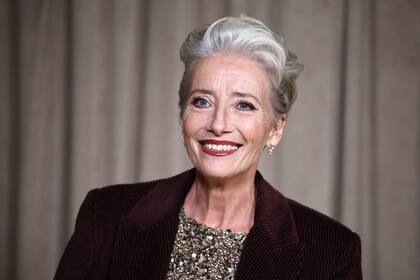 Emma Thompson, radiante, a sus 66 años