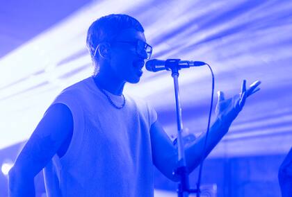 Emmanuel Horvilleur en pleno show de cierre.