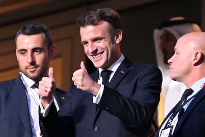 Emmanuel Macron, Presidente de Francia, en Qatar