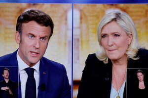 Acusaciones y choques sobre Rusia, la UE y el velo en el único debate entre Macron y Le Pen