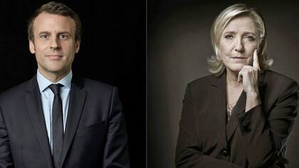 Emmanuel Macron y Marine Le Pen ganarle a