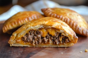 Empanada de cheeseburger