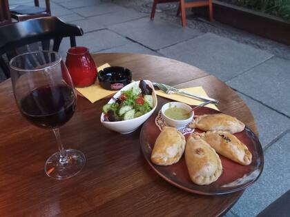 Empanadas en El Almacén de Fausto, en Berlín.