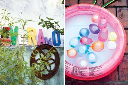 Empieza el calor y cuelga las letras que anuncian el verano (Bretaña Deco, $130 c/una).