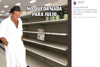 Empieza julio de 2021 y volvió Julio Iglesias como cara de todos los memes