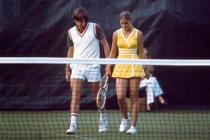 En 1974, Jimmy Connors y Chris Evert, que fueron pareja, jugaron juntos dobles mixto en el US Open, en Forest Hills