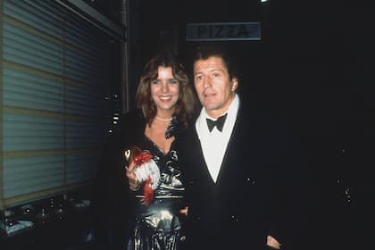 En 1979, Carolina y Philippe a la salida de la disco Castel en Paris