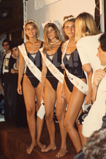 En 1990,
Valeria Mazza,
con tan sólo
18 años, se
consagró
segunda
princesa en
Miss Le Club.