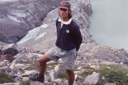 En 1994, una de las primeras exploraciones , por los glaciares, en zona Chalten