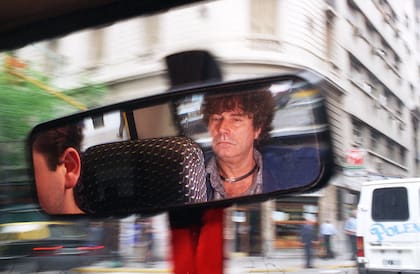En 1998, tomando un taxi junto a un fotógrafo de LA NACION