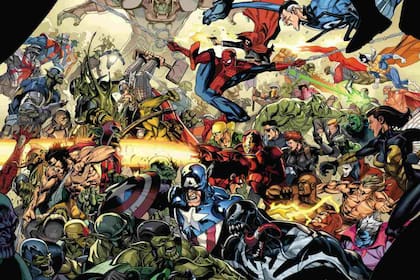 Una imagen del comic Secret Invasion publicado entre el 2008 y el 2009