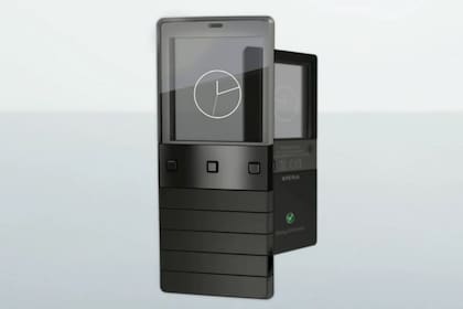 En 2009 Sony Ericsson presentó el Xperia Pureness, un teléfono equipado con una pantalla transparente monocromática