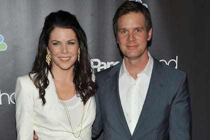 En 2010, Lauren Graham y Peter Krause en una de sus primeras fotos oficialmente como pareja