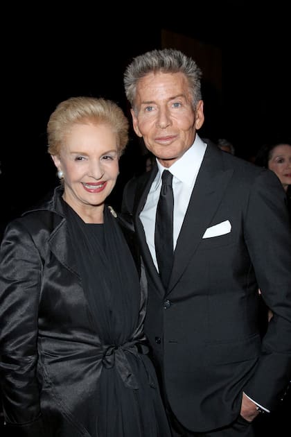 En 2011, con su amiga Carolina Herrera, en la presentación de Future of Fahion, en el Fashion Institute of Technology.