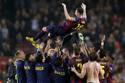 En 2014 Messi se convirtió en el máximo goleador de la Liga de España