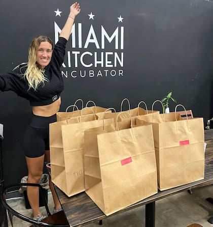 En 2020 creó "Fit & Sweet", un emprendimiento de alimentos saludables que en abril desembarcó en Miami