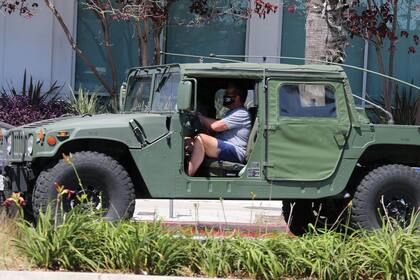 En 2020 en una de sus Hummer, una de sus marcas preferidas