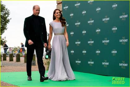 En 2021, Kate Middleton llegó a la entrega de premios con un vestido que venía usando desde 2011.