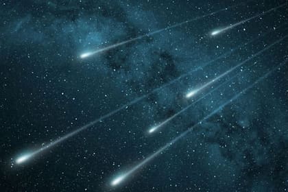 En 2026 habrá varias lluvia de estrellas que iluminará el cielo nocturno (imagen ilustrativa)