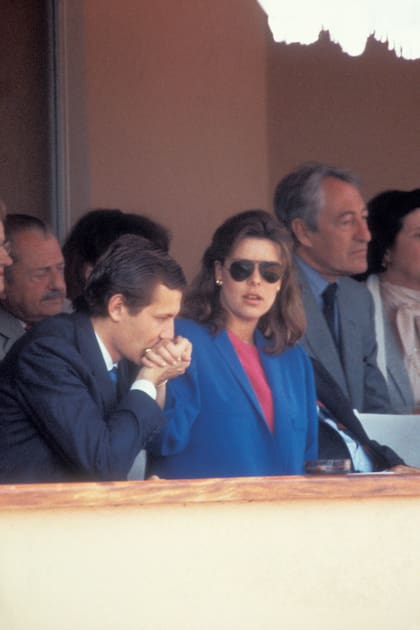 En abril de 1984, recién casados, disfrutaron del abierto de tenis de Montecarlo en el palco real.