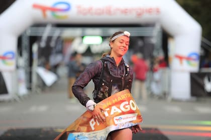 En abril Valentina corrió los 110 kilómetros del Patagonia Run, en San Martín de los Andes