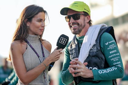 En acción. Melissa entrevistando a Fernando.