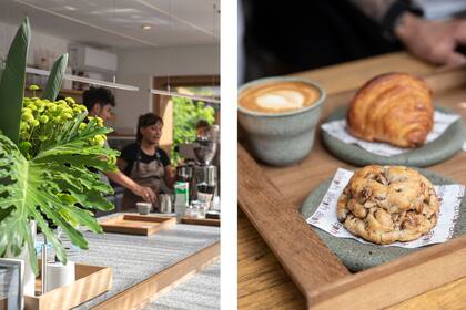 En Aleph, una cafetería de especialidad se acompaña con delicias de panadería y helados. La propuesta de brunch es la estrella.