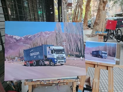 En algunos meses Juan pintó más de 60 cuadros