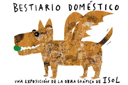 En "Bestiario doméstico", Isol exhibe los dibujos originales de sus libros