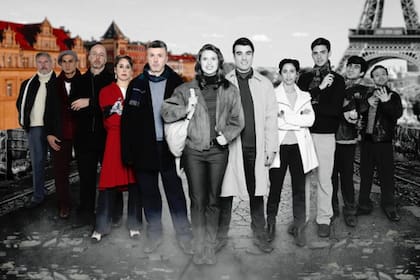 En "Destino Praga, estación París", un grupo de jóvenes en busca de sus sueños se contextualizan en París después de la caída del Muro de Berlín