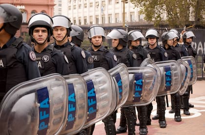 En Argentina la estructura policial se encuentra clasificada en diferentes categorías, según su zona geográfica y campo